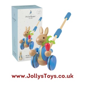 Wooden Push Along Peter Rabbit